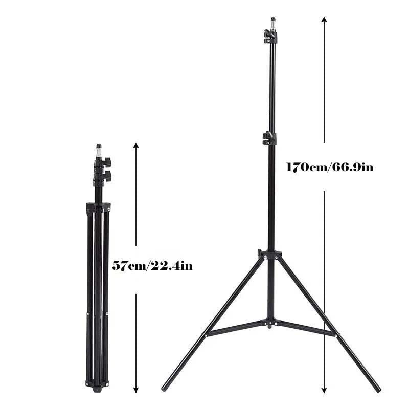 14Inch LED Selfie Live Makeup Ring Light with 1.7Meter Tripod Stand Phone Holder