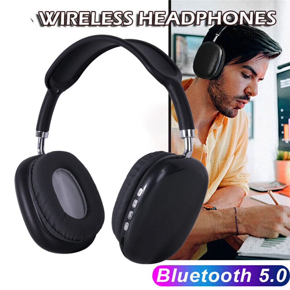 Wireless Bluetooth Headphones - Over-Ear Noise Cancelling Music Sport Headset
