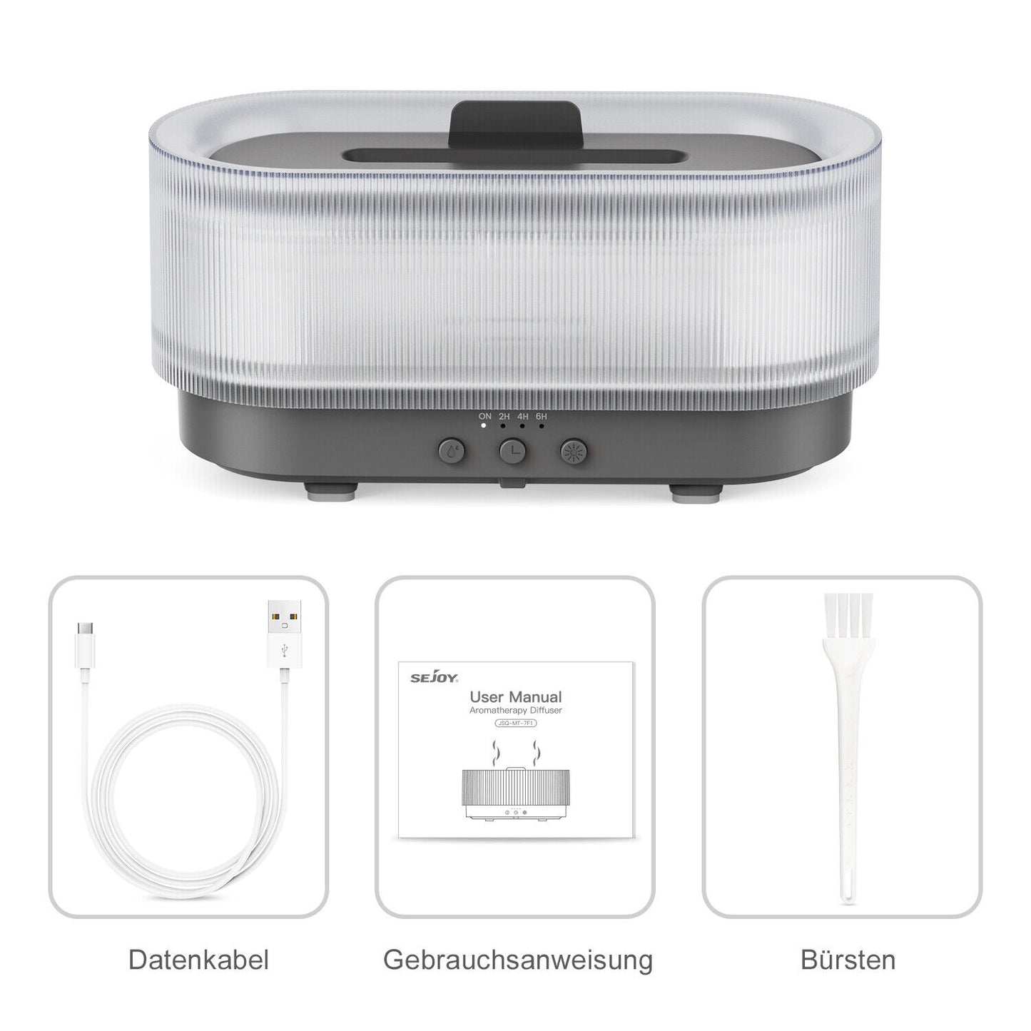 Humidifier Aroma Diffuser Humidifier Ultrasonic Essential Oil Aromatherapy