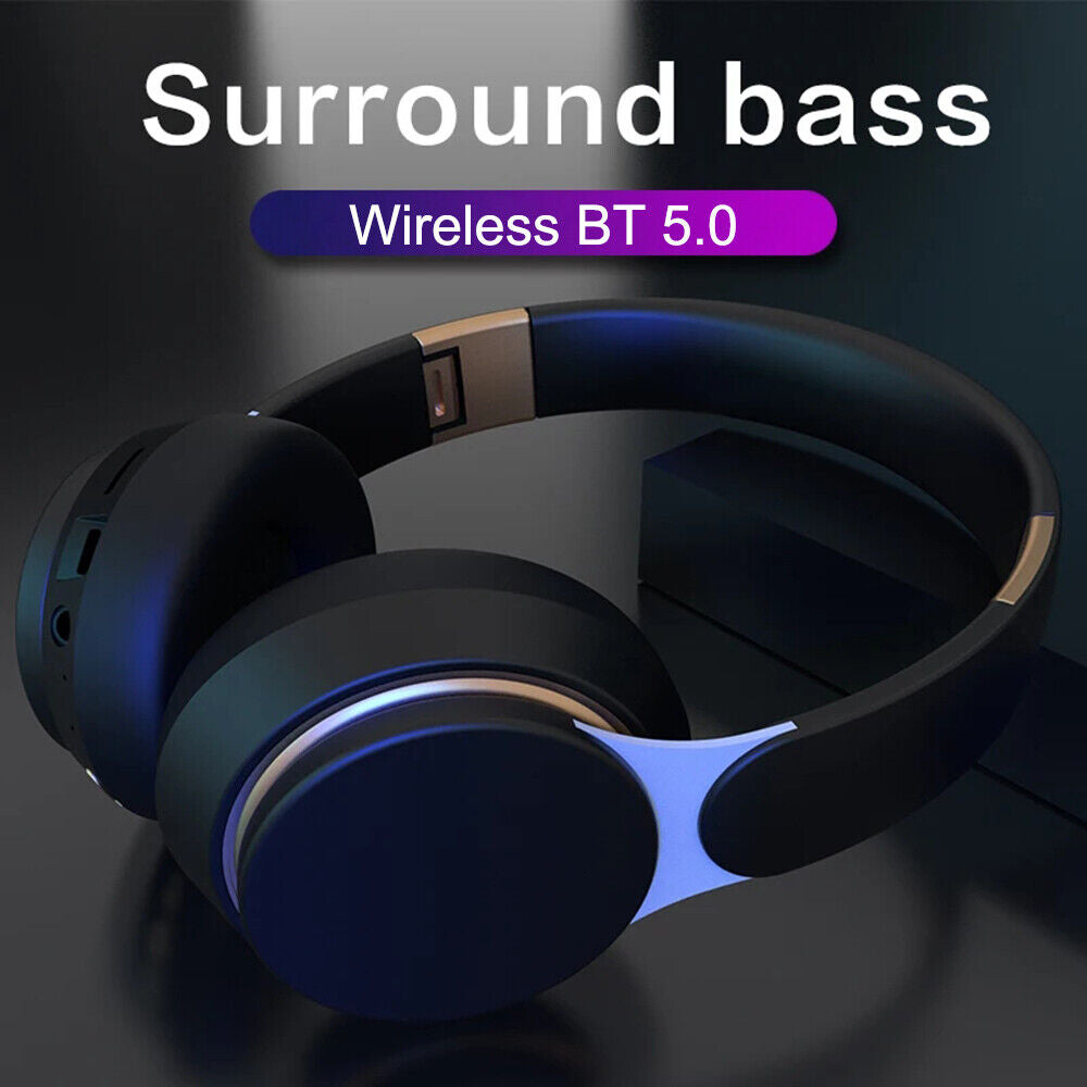 Wireless Bluetooth Headphones with Noise Cancelling Over-Ear Stereo Earphones