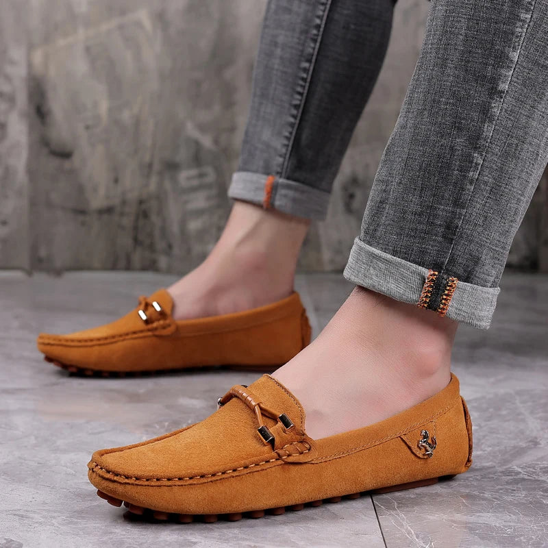 Luxury Men’s Loafers – Soft Casual Driving Moccasins | Sizes 37–48