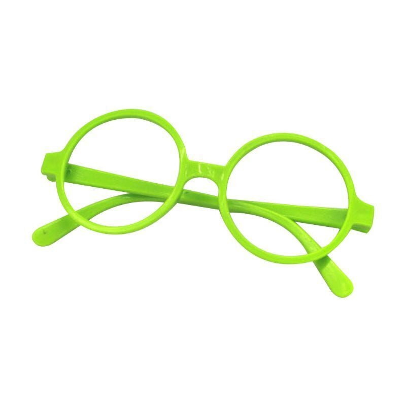 Retro Nerd Style Cute Baby round Glasses Frame No Lenses Candy Color Plastic
