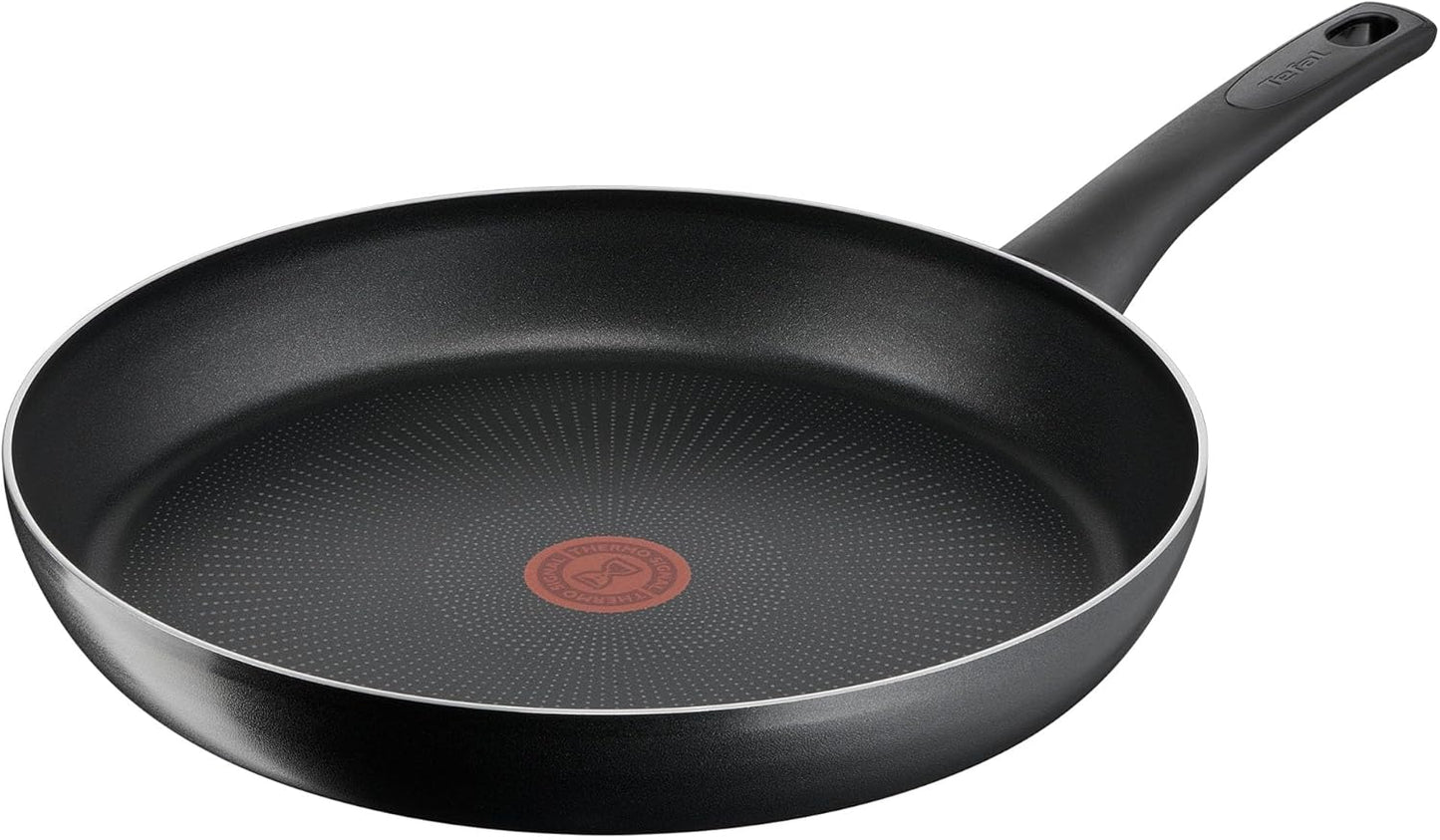 Titanium Essential Stewpot 24 Cm + Lid, High-Performance Non-Stick Coating, Metal Spatula Safe, All Hobs excluding Induction, B9414644