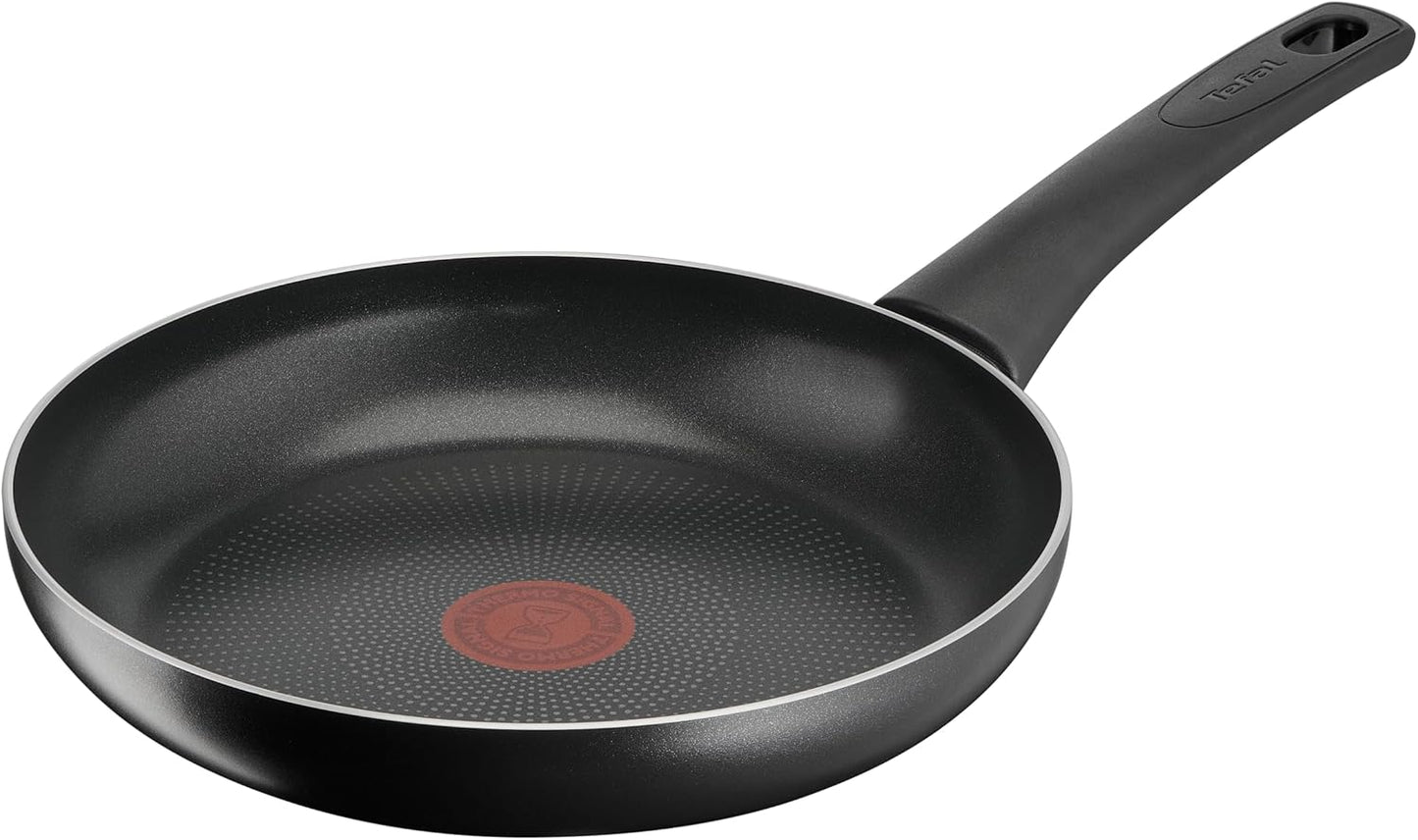 Titanium Essential Stewpot 24 Cm + Lid, High-Performance Non-Stick Coating, Metal Spatula Safe, All Hobs excluding Induction, B9414644