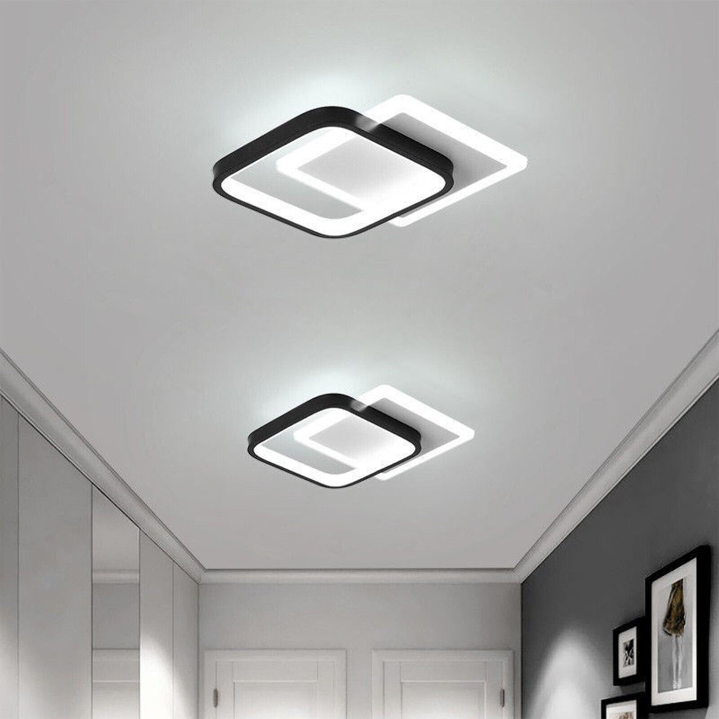 Modern LED Lamp Ceiling Light Chandelier Living Room Bedroom Pendant Wall Lights