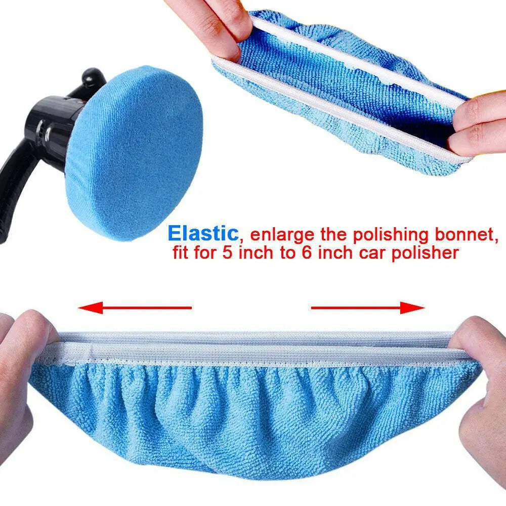 7" Polisher Buffer Cordless Car Furniture Polishing Machines Electric Polisher - DynamicDrop Hub