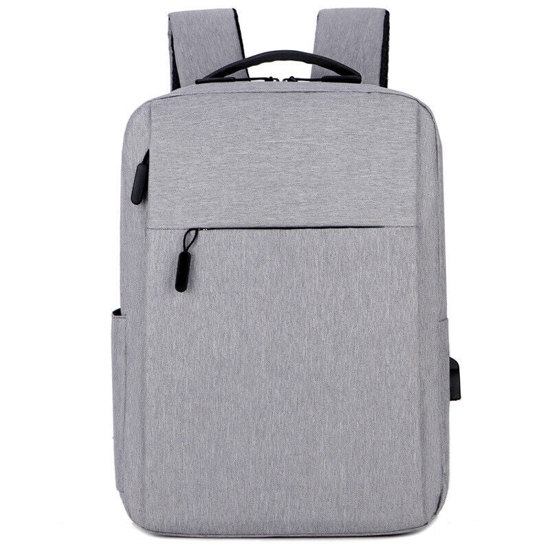 Unisex Waterproof Laptop Backpack USB Rucksack Travel School Shoulder Bag