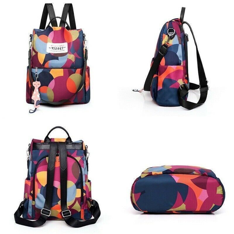 Women Backpack Large Waterproof anti Theft Laptop Rucksack School Bag