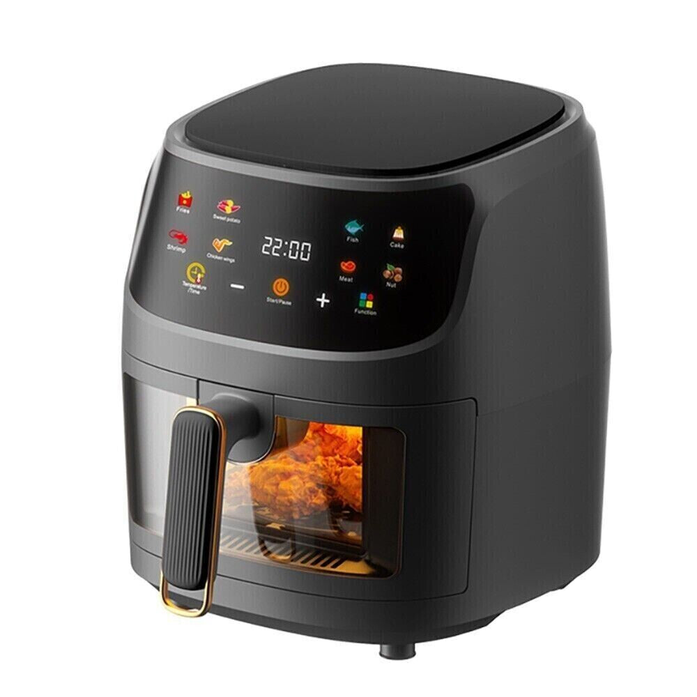DBL MAX 5-Litre Digital Touch Screen Air Fryer – Grey