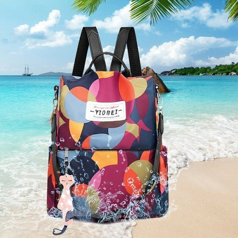 Women Backpack Large Waterproof anti Theft Laptop Rucksack School Bag
