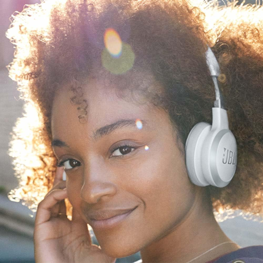 Live 460NC Wireless On-Ear Bluetooth Headphones with Active Noise-Cancelling Technology, up to 50 Hours Battery Life, Rose Pink