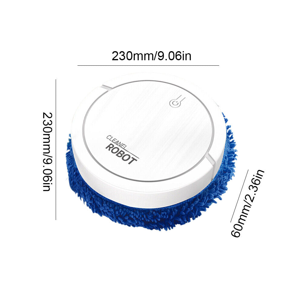 USB Rechargeable Mopping Robot – Quiet, Cordless Dry & Wet Mop for Pet Hair, Hard Floors & Tile Cleaning