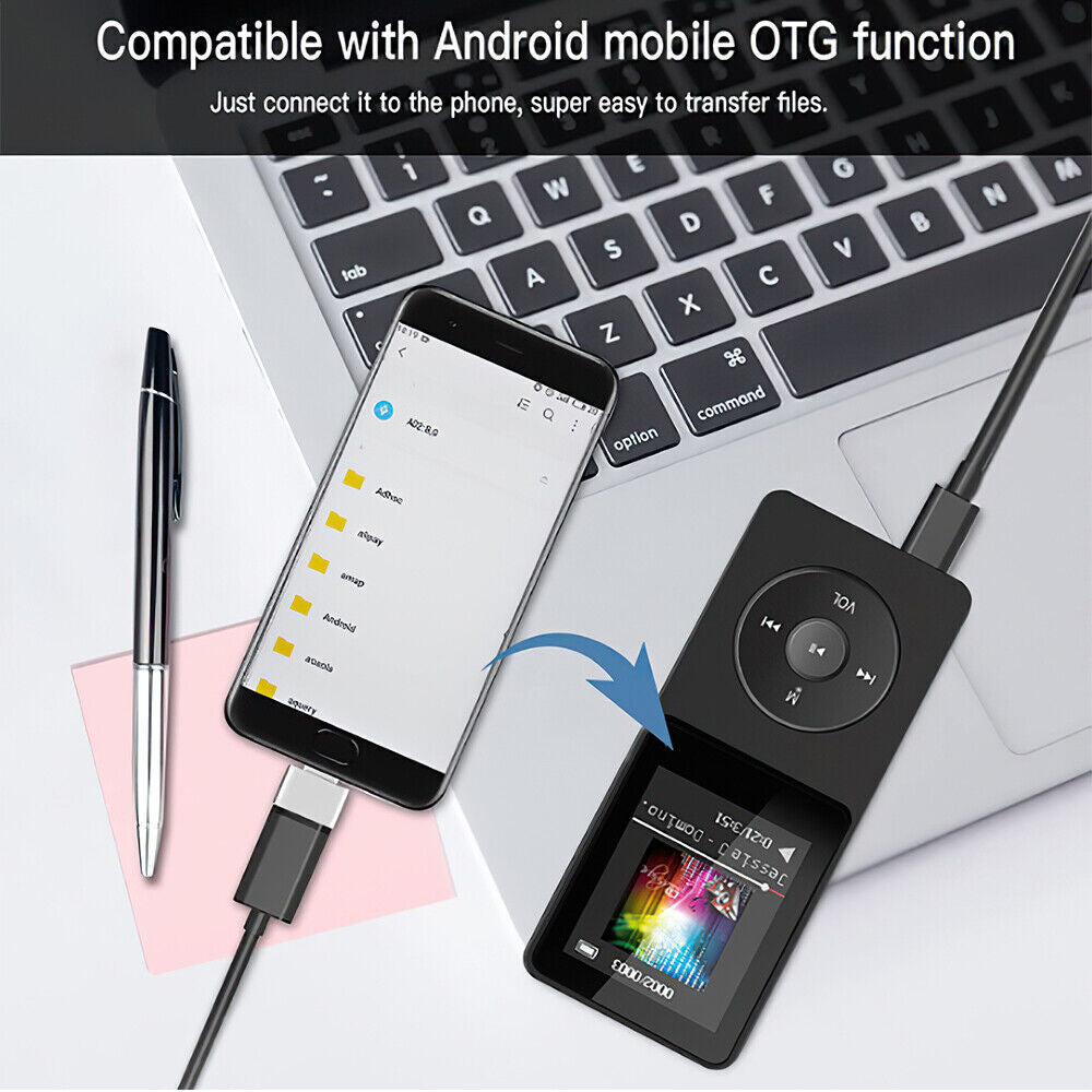 Support 128GB Bluetooth MP4/MP3 Lossless Music Player FM Radio Recorder Sport