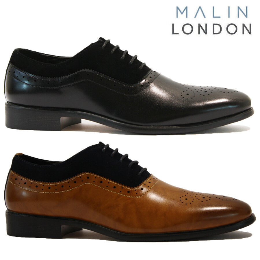 MENS BROGUES LACE up SHOES SMART CASUAL OXFORD FORMAL WEDDING OFFICE DRESS WORK