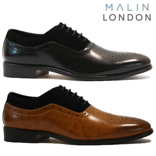 MENS BROGUES LACE up SHOES SMART CASUAL OXFORD FORMAL WEDDING OFFICE DRESS WORK