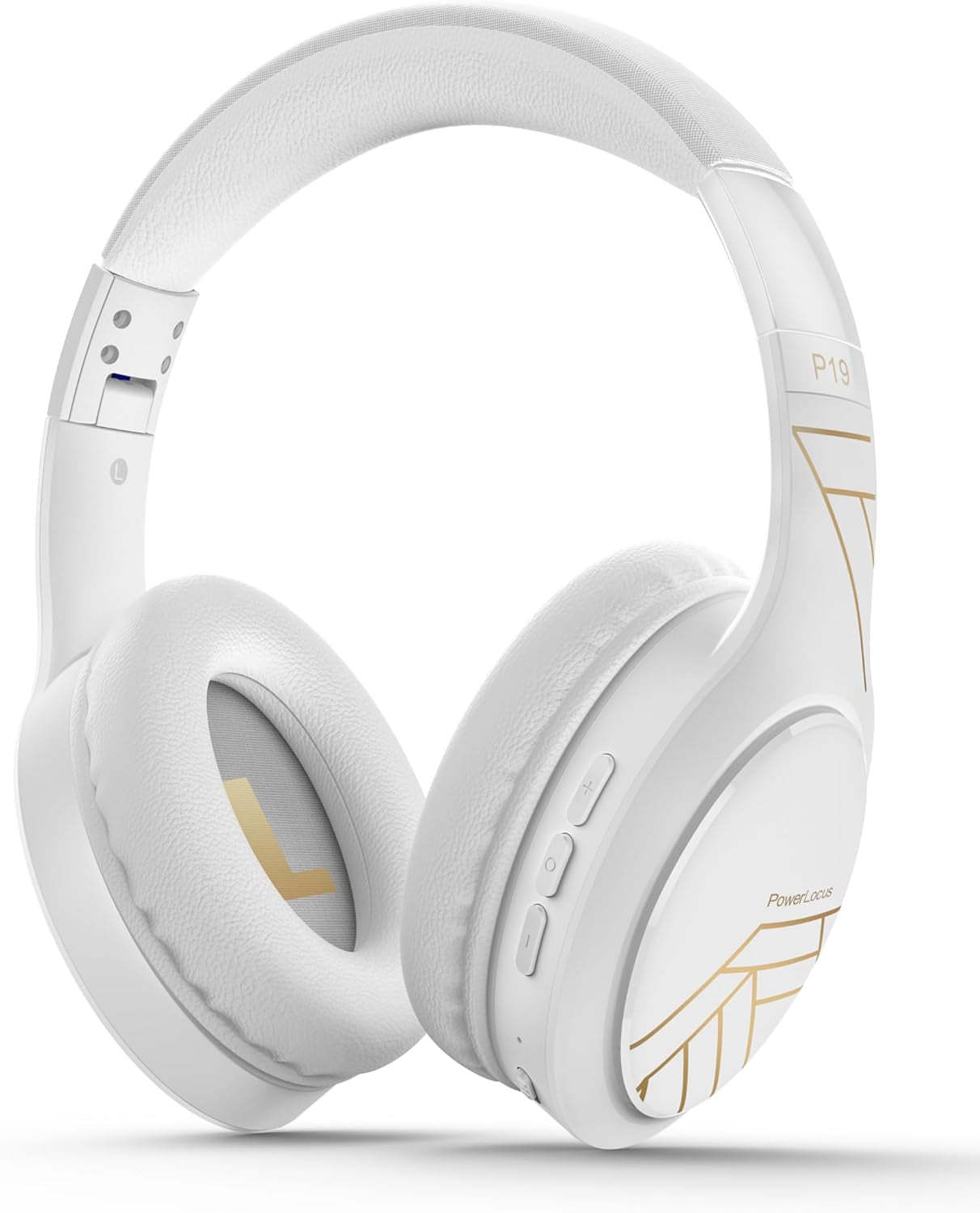 Bluetooth Headphones, Bluetooth Headphones over Ear, Wireless Headphones with Microphone, 3 EQ Modes, 60Hrs Playtime, Foldable Headphones, Fabric Headband, Hi-Fi Stereo for Work/Travel/Pc