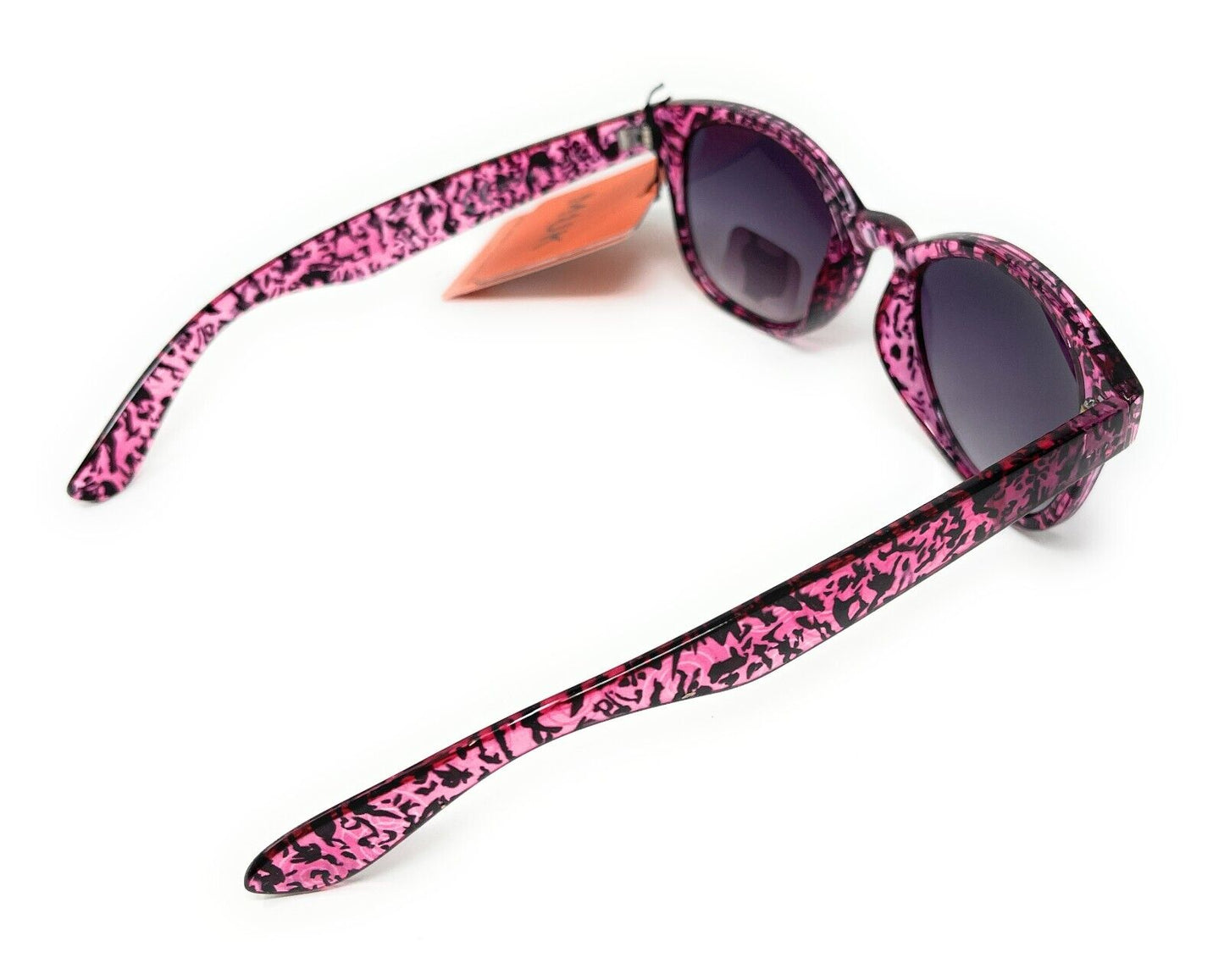 MUK Sunglasses Women'S Fashion Pink Purple Animal Print Frame 100% UVA UVB 7833