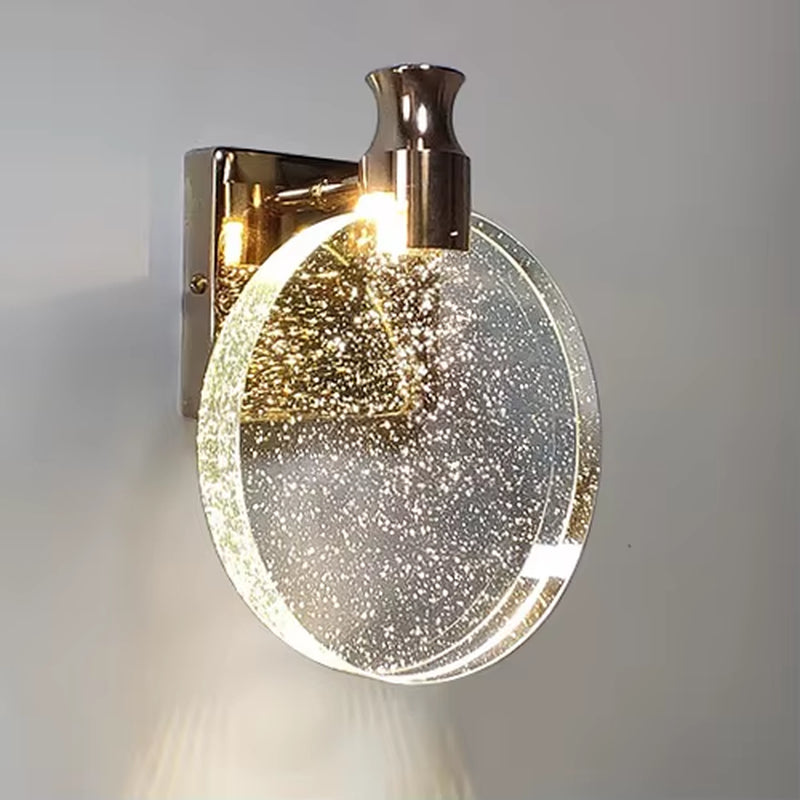 Crystal LED Wall Lamp Dining/Living Room Bedroom Bedside Wall Lights for Home Decor AC90V-260V Indoor Bedroom Light
