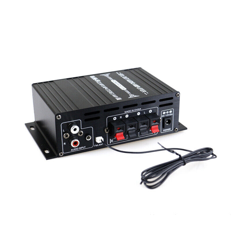 Mini Bluetooth Digital Power Amplifier USB Music Player FM Stereo Audio AMP