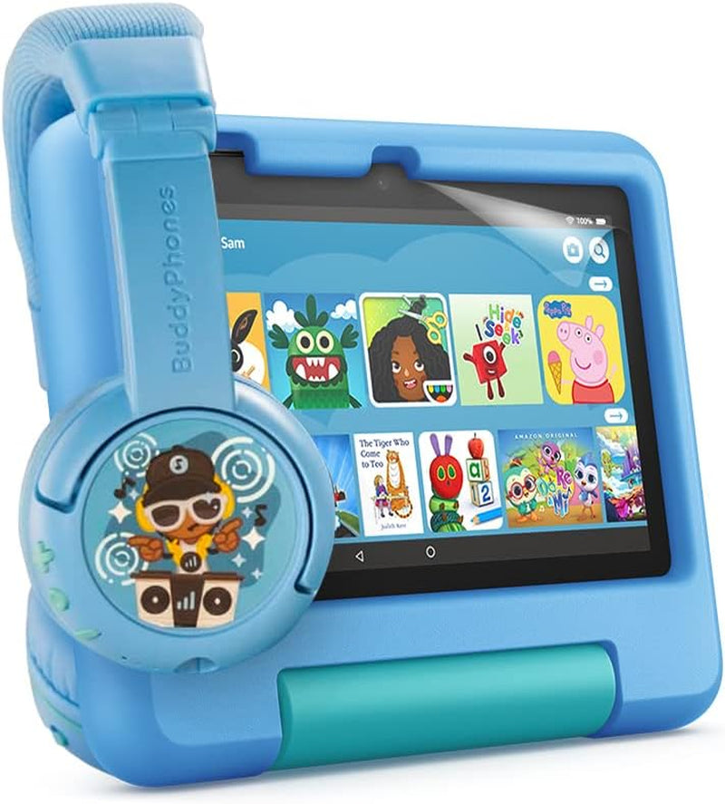 Fire 7 Kids Tablet | 7" Display, Ages 3–7, 32 GB, Red
