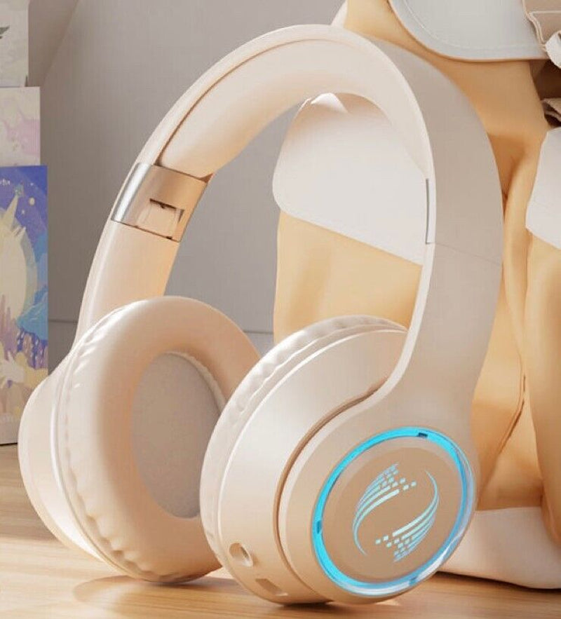 Wireless Bluetooth Headphones - Over-Ear Noise Cancelling Earphones (Bluetooth 5.3)