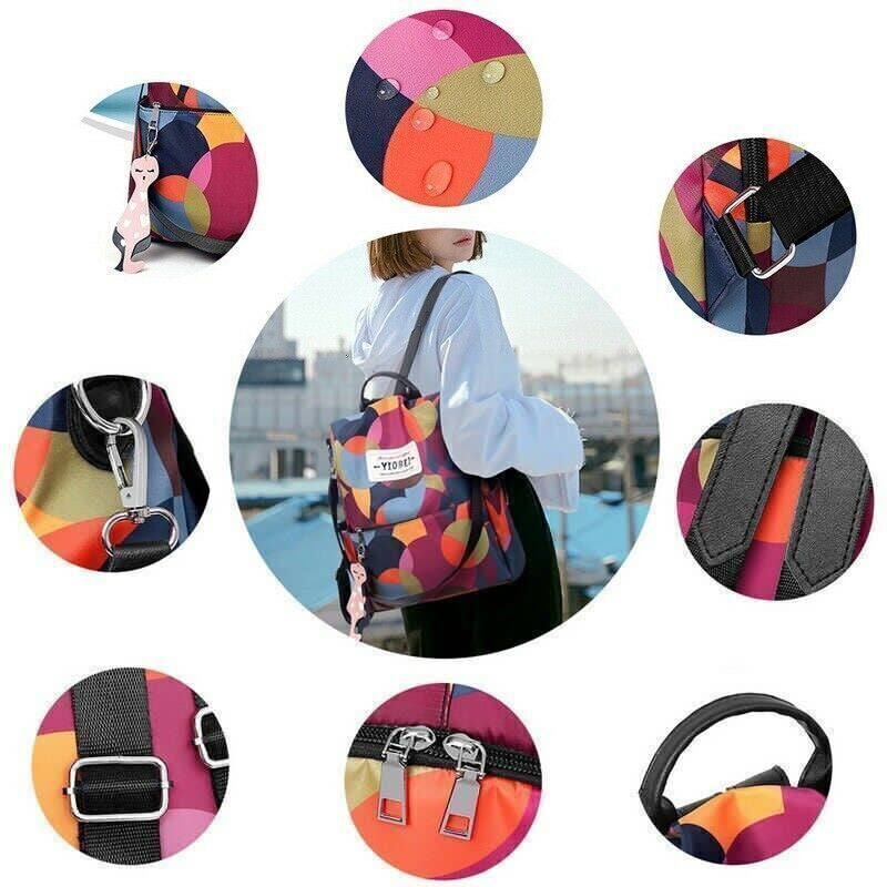 Women Backpack Large Waterproof anti Theft Laptop Rucksack School Bag