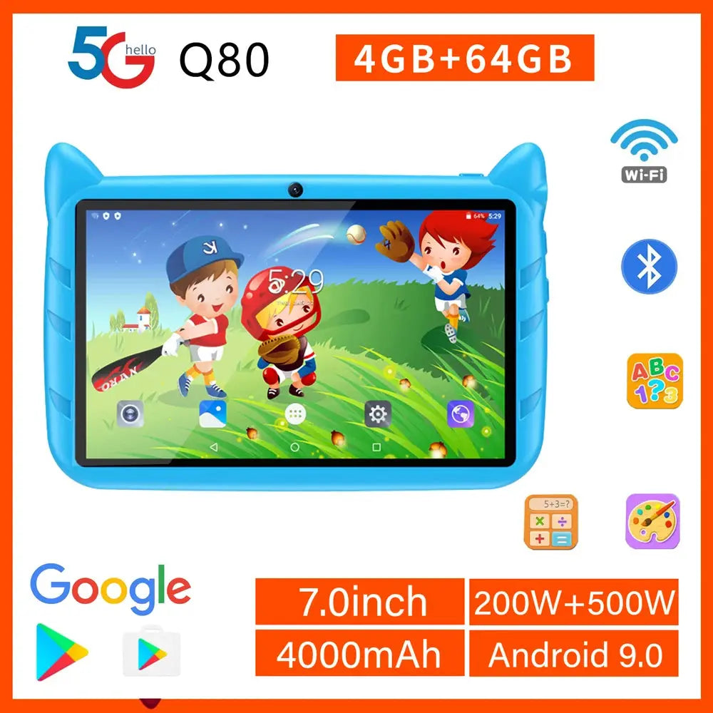Adorable Kids Learning Tablets Quad Core Android 7 Inches - DynamicDrop Hub