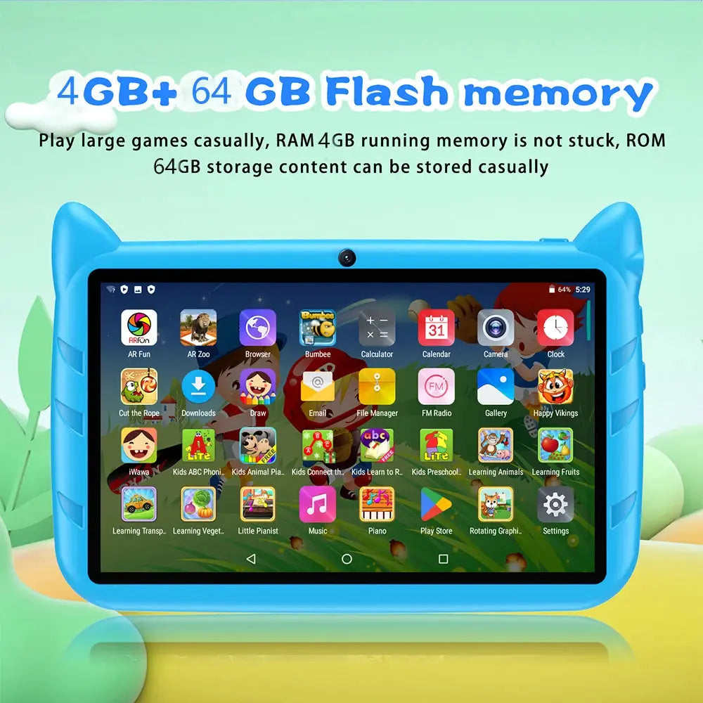 Adorable Kids Learning Tablets Quad Core Android 7 Inches - DynamicDrop Hub