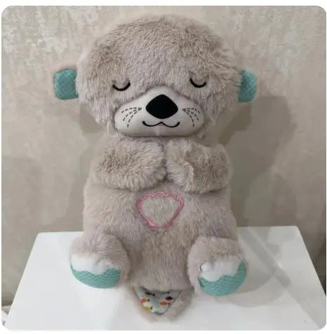 Anti-Anxiety Otter Plush Doll Toy for Pets & Kids with Sooth Music Sleeping - DynamicDrop Hub
