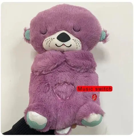 Anti-Anxiety Otter Plush Doll Toy for Pets & Kids with Sooth Music Sleeping - DynamicDrop Hub