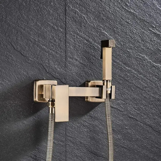 Chrome/Antique Bronze Bidet Shower Faucets Brass Hygienic Shower Spray Airbrush Tap Hot & Cold Mixer Toilet Spray Bidet Shower - DynamicDrop Hub