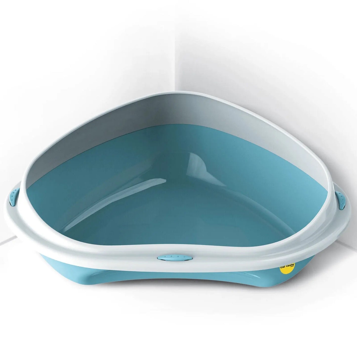 Cat Corner Litter Tray Large or Jumbo Rim Pet Open Toilet Pan Box Cat Centre® - DynamicDrop Hub