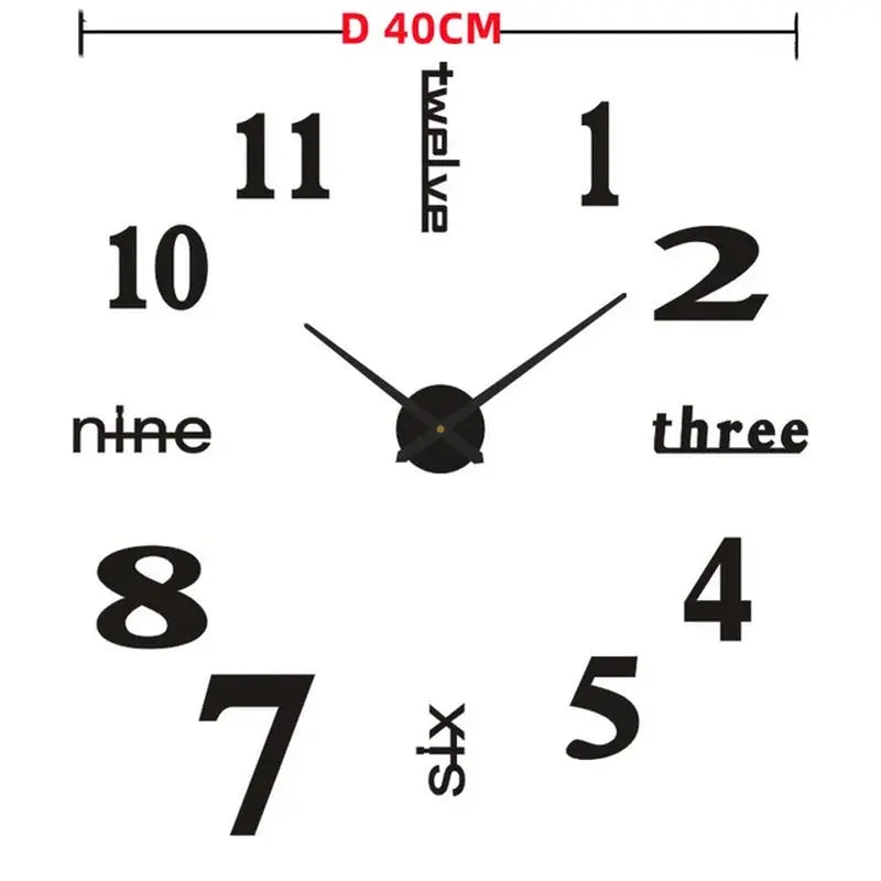Creative Wall Clock for Living Spaces – Silent and Simplistic - DynamicDrop Hub
