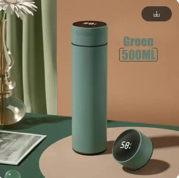 DynamicDrop Hub Digital Display Stainless Steel Water Bottle - DynamicDrop Hub