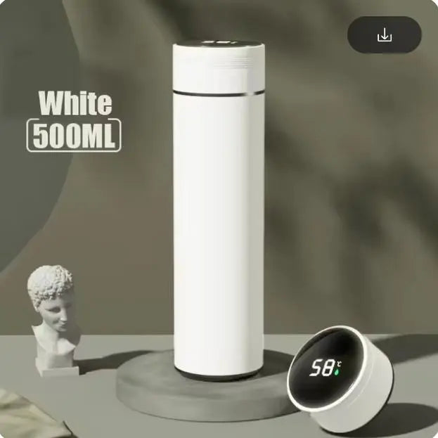 DynamicDrop Hub Digital Display Stainless Steel Water Bottle - DynamicDrop Hub