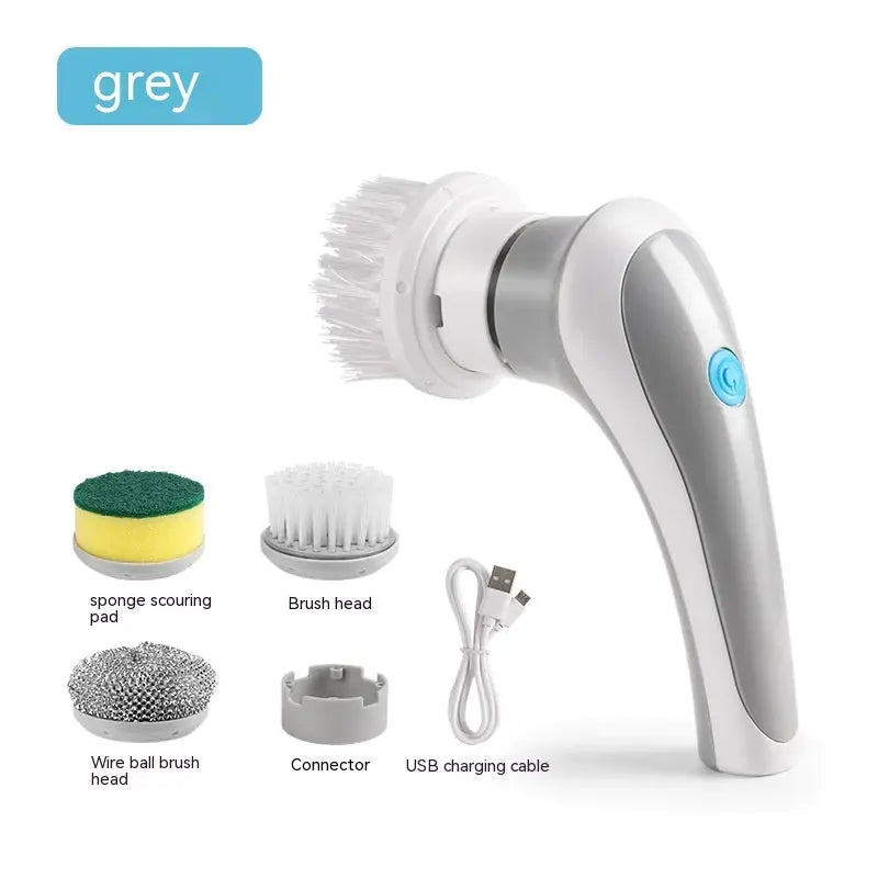Electric Multifunctional Plastic Cleansing Brush Household Kitchen - DynamicDrop Hub