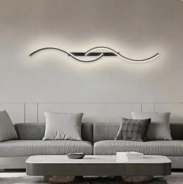 Elegant Modern LED Wall Lamp – Sleek Minimalist Bedside and Living Room Lighting Fixture - DynamicDrop Hub