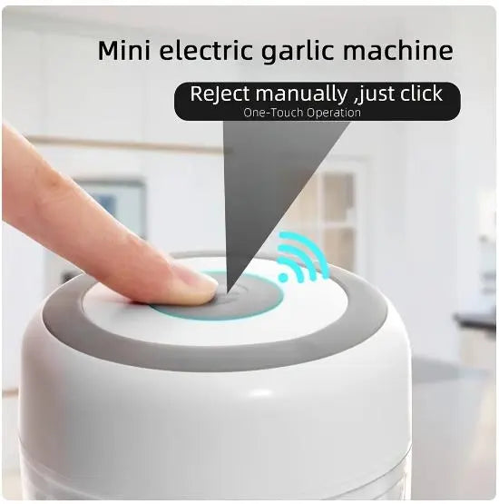 Mini Food Chopper: Effortless Garlic Press and Vegetable Masher USB-Powered - DynamicDrop Hub