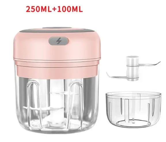 Mini Food Chopper: Effortless Garlic Press and Vegetable Masher USB-Powered - DynamicDrop Hub