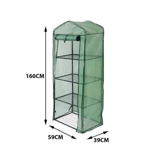 Mini Greenhouse Outdoor Garden Plants Grow Green House with PVC Cover - DynamicDrop Hub