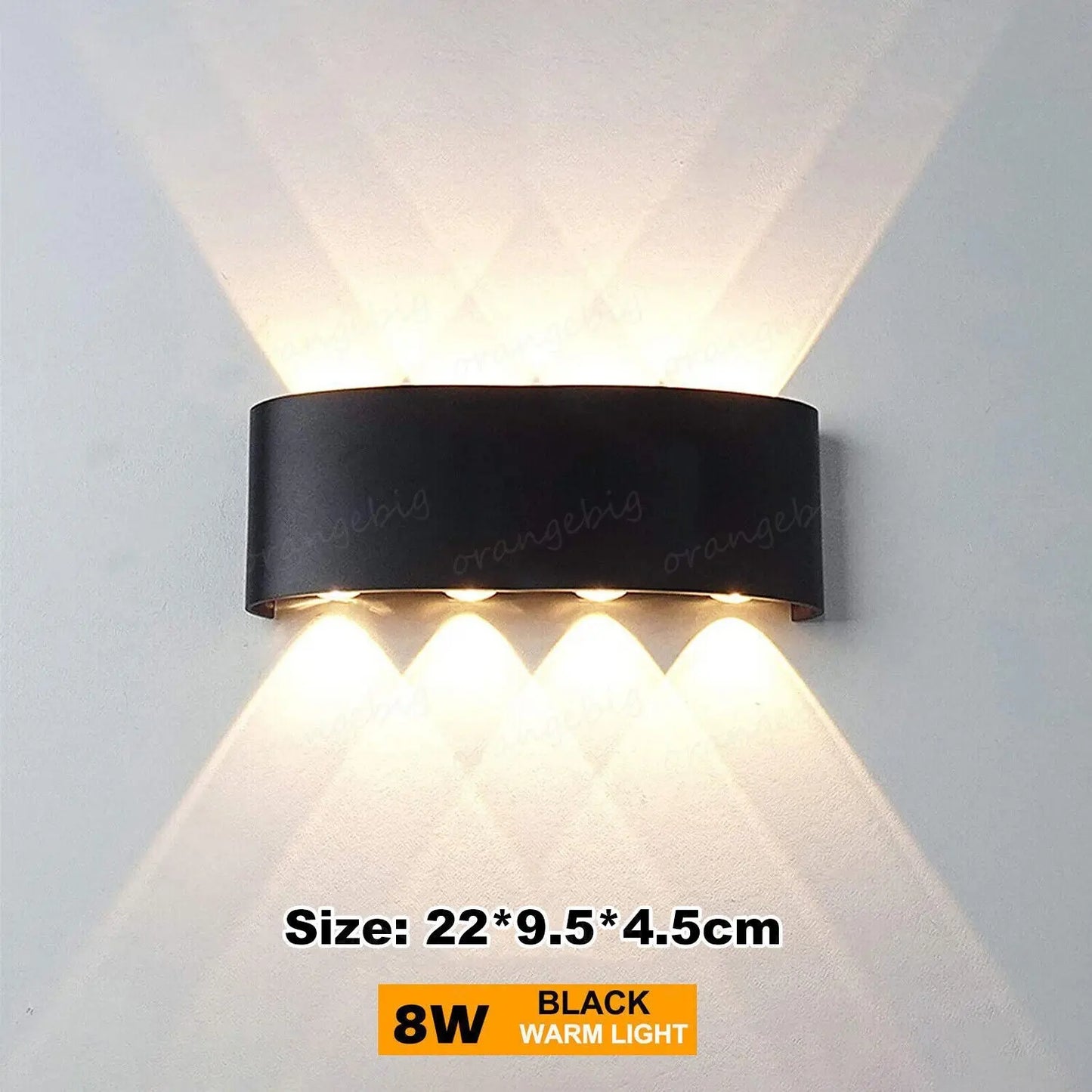 Modern LED up down Wall Lights Lighting Fixture Outdoor Indoor Lamp Lighting UK - DynamicDrop Hub