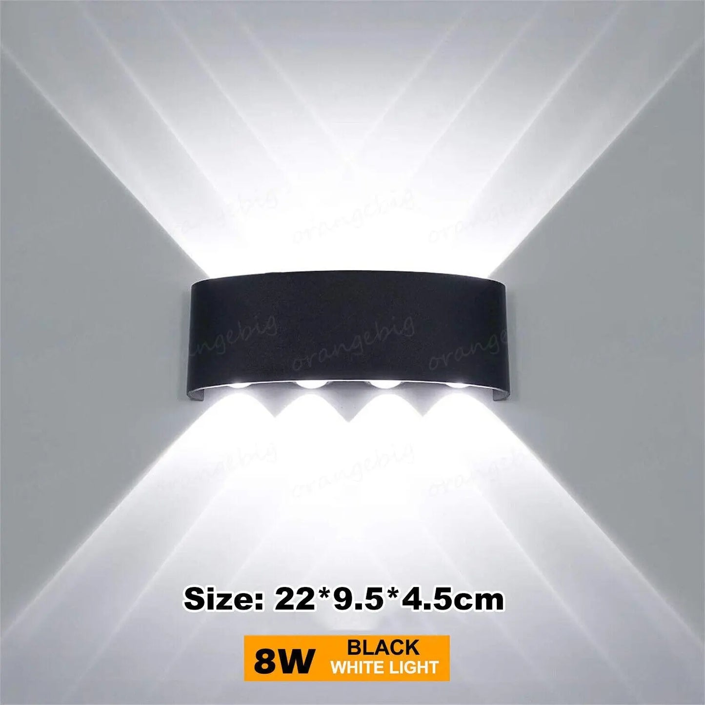 Modern LED up down Wall Lights Lighting Fixture Outdoor Indoor Lamp Lighting UK - DynamicDrop Hub