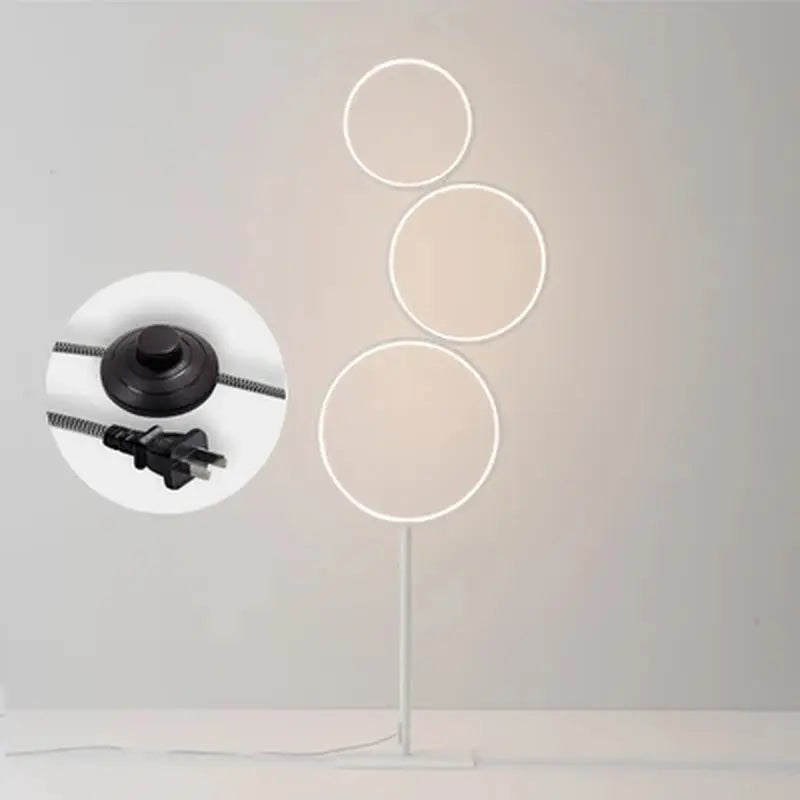 Modern Ring Touch Switch Floor Lamps Nordic Art Interior Decoration Home LED Floor Lamp for Living Bedroom Standing Lamp Fixture - DynamicDrop Hub