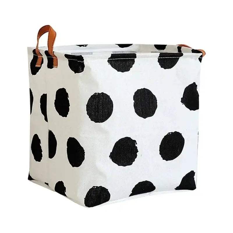 New Cube Folding Linen Fabric Storage Basket for Kids Clothes Storage Box Waterproof Laundry Basket for Bedroom Toys Organizers - DynamicDrop Hub