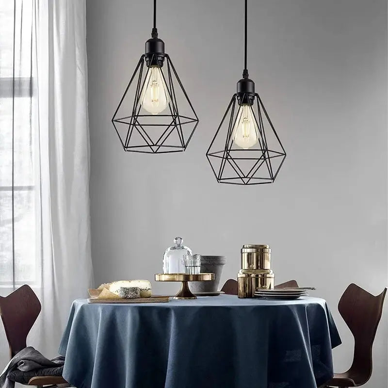 Nordic Creative Iron Single Head Chandelier Simple Modern Personality Living Bar Table Bedroom Dining Decoration Light Fixture - DynamicDrop Hub