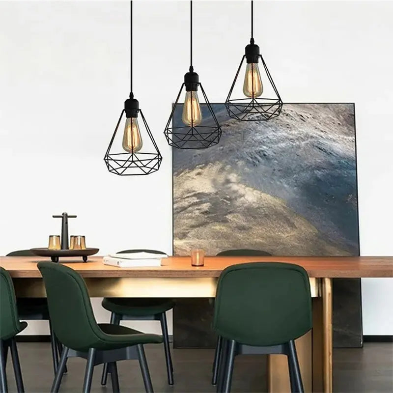 Nordic Creative Iron Single Head Chandelier Simple Modern Personality Living Bar Table Bedroom Dining Decoration Light Fixture - DynamicDrop Hub