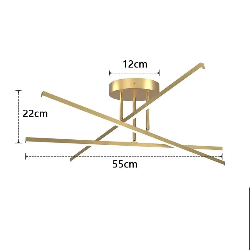 Nordic Modern LED Ceiling Lamp for Living Room Dining Room Bedroom Lights - DynamicDrop Hub