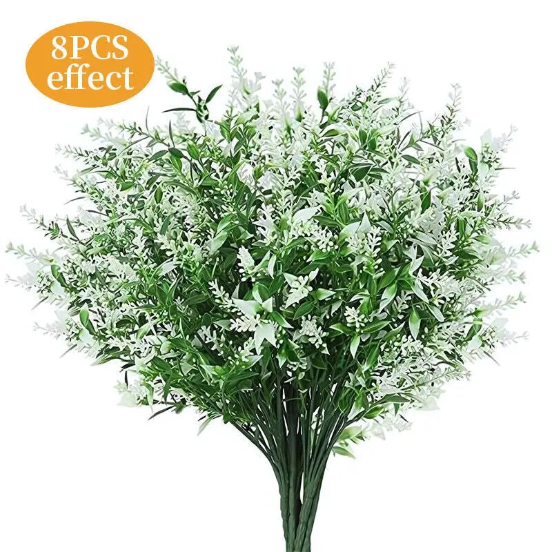 Artificial Flowers Plastic Plants UV Resistant Home Indoor/Outdoor Garden Decor - DynamicDrop Hub