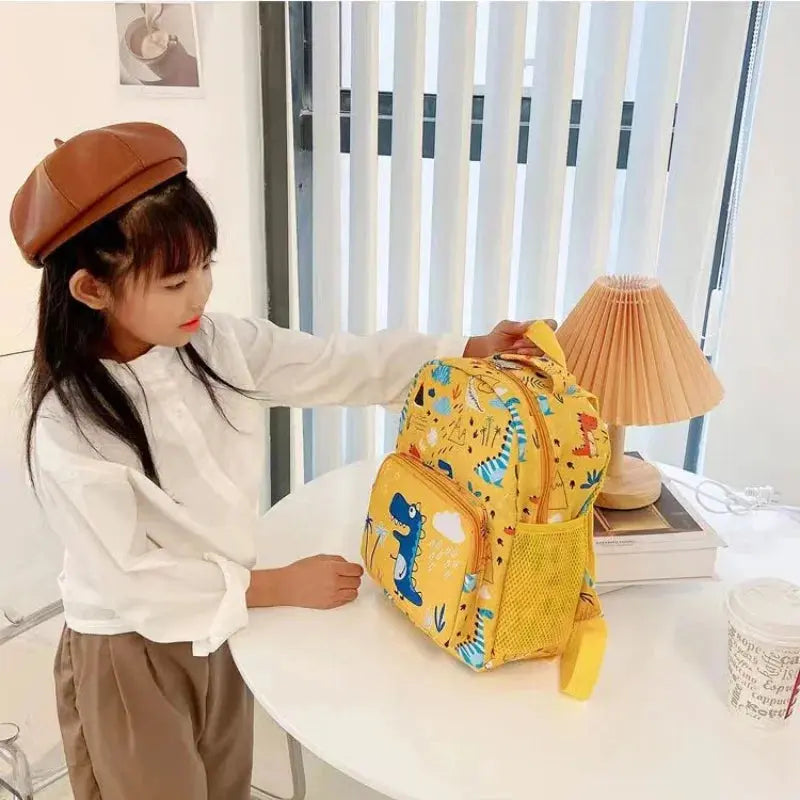 Perfect Children's School Bag – Fun, Functional, and Durable - Lightweight Dinosaur - DynamicDrop Hub