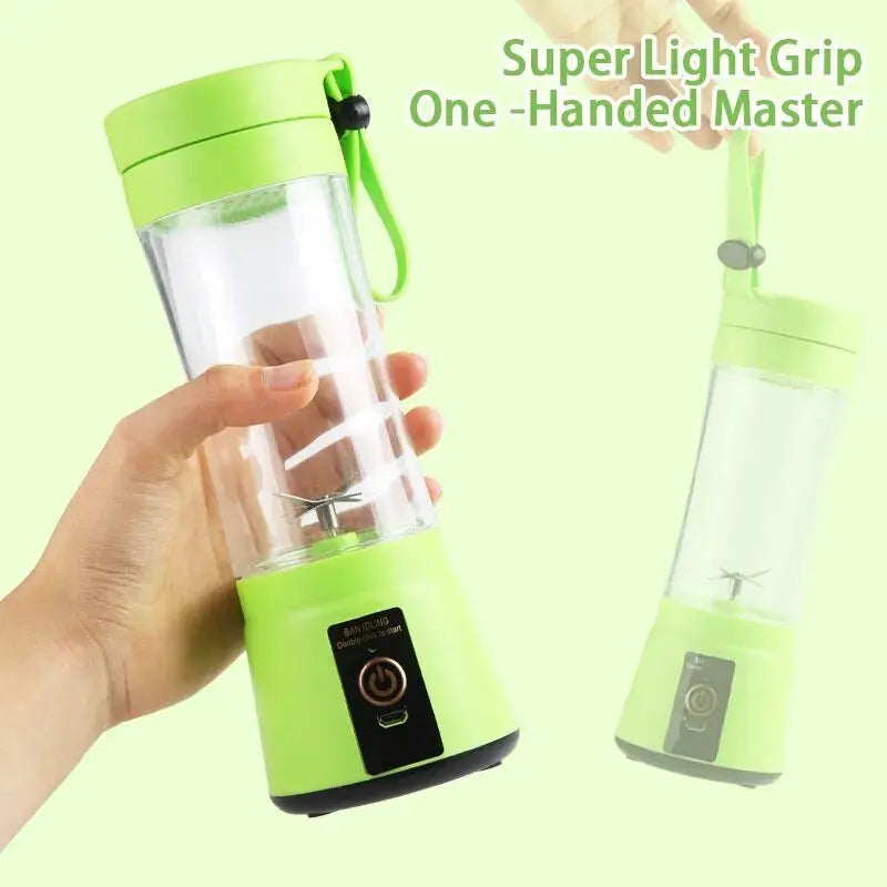 Portable Fruit Juice Blenders Summer Personal Electric Mini Bottle Home USB 6 Blades Juicer Cup Machine for Kitchen - DynamicDrop Hub